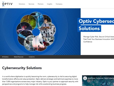 Optiv website